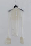 marc le bihan silk T-shirt 28000 E23 white